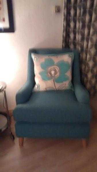 2 NEXT Armchairs 9 months old excellent condition  eal 300 for two  two free scattered Next