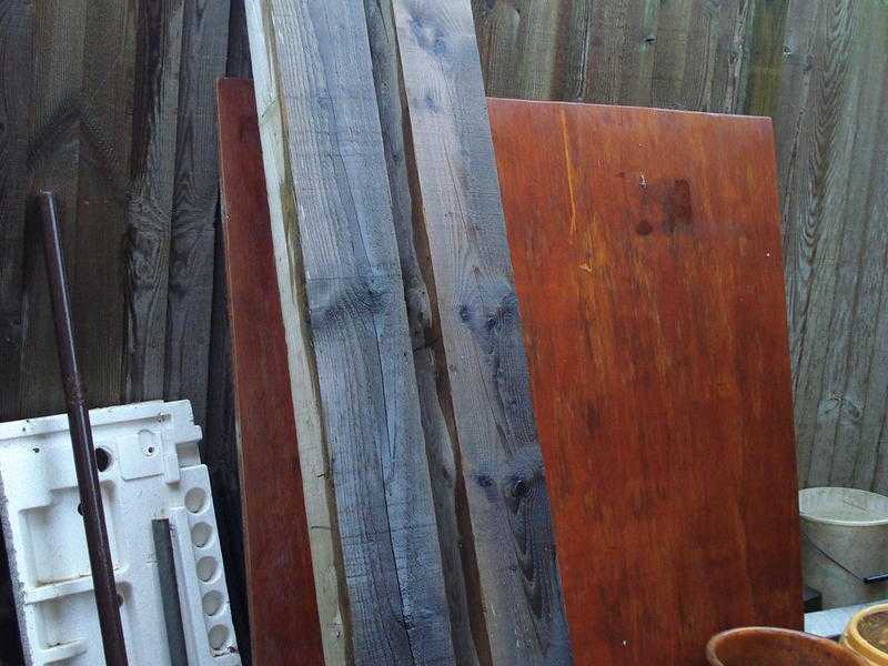 2 no. pieces of rough sawn Timber approx  6quot x 4quot x 7 ft long