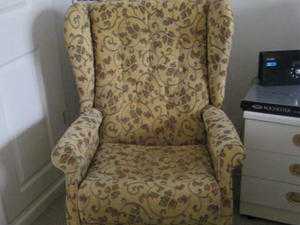 2  Parker Knoll Queen Anne Armchairs including  additional loose covers in terracottat