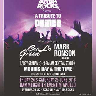 2 Prince Tribute concert tickets - Hammersmith Apollo Friday 24 June