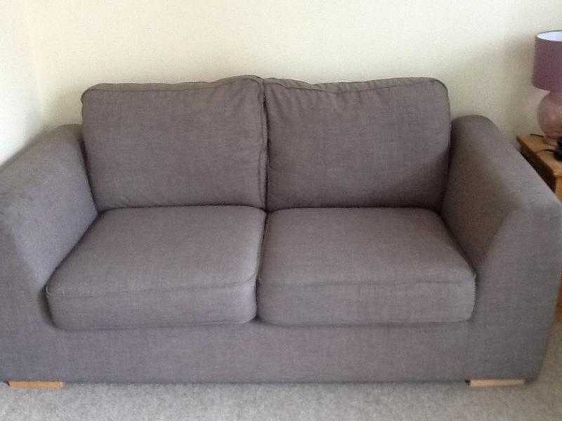 2 seater grey sofa