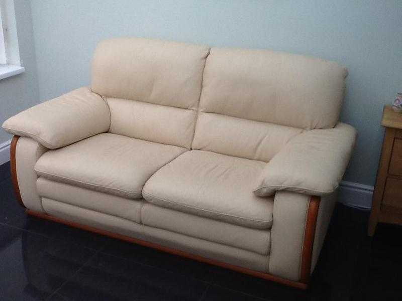 2 Seater Italian Leather Sofa