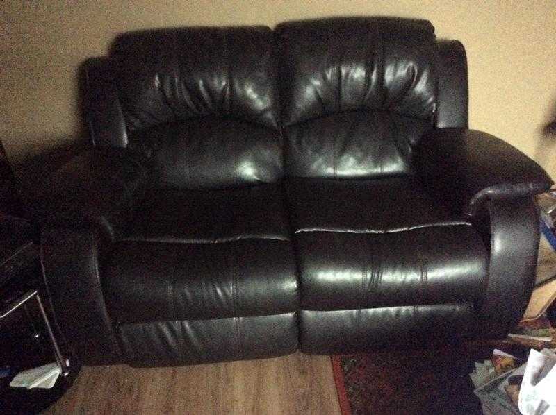 2 seater leather sofa.