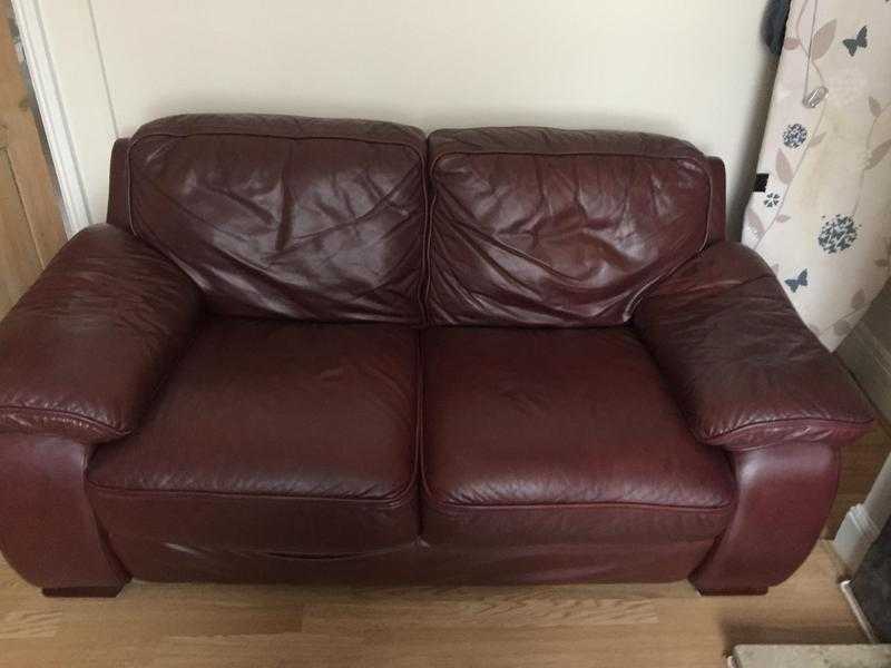 2 Seater Leather Sofa