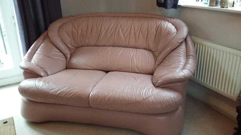 2 seater leather sofa