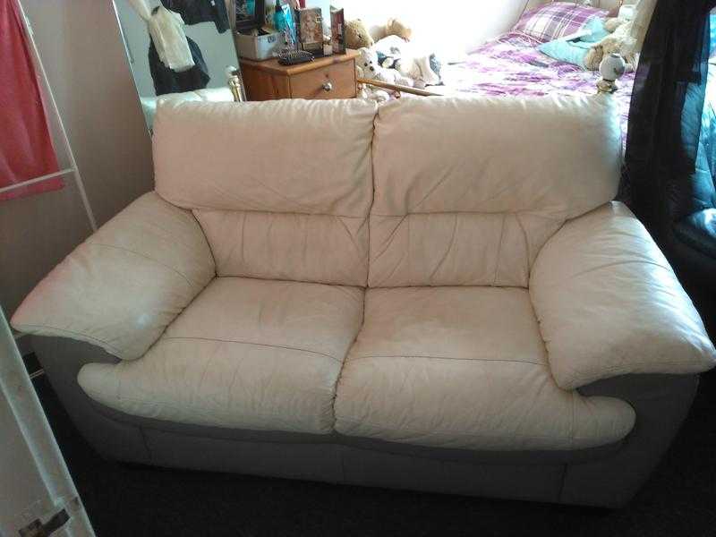 2 seater leather sofa