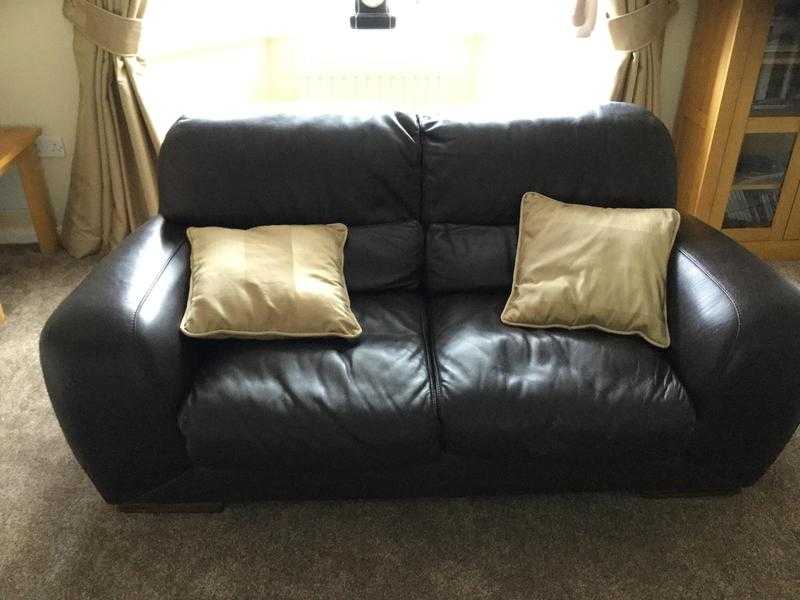 2 seater leather sofa