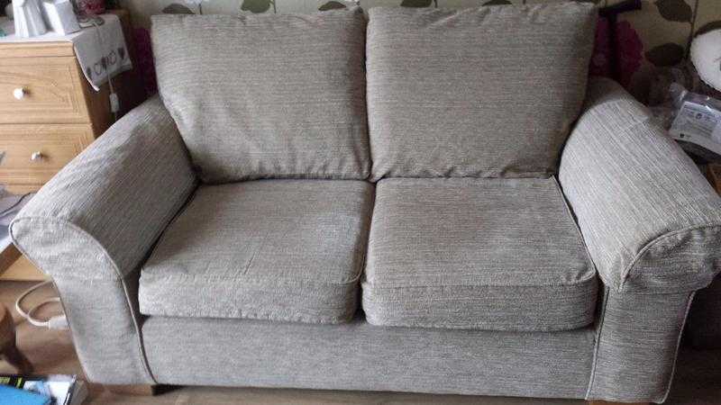 2 Seater Next Sofa Colour Mink In Excellent Condition