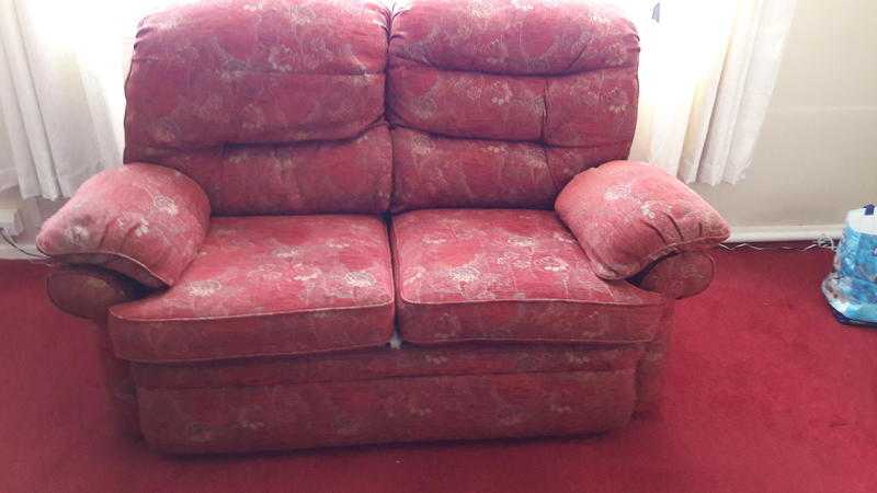 2 seater sofa and chair