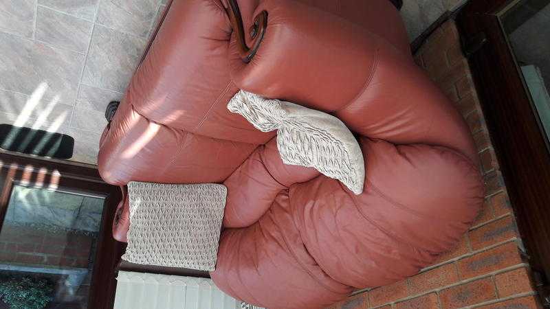 2 two seater Leather settees