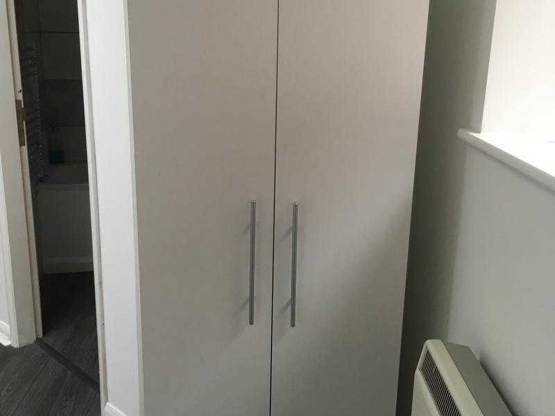 2 WHITE Almost brand new wardrobes