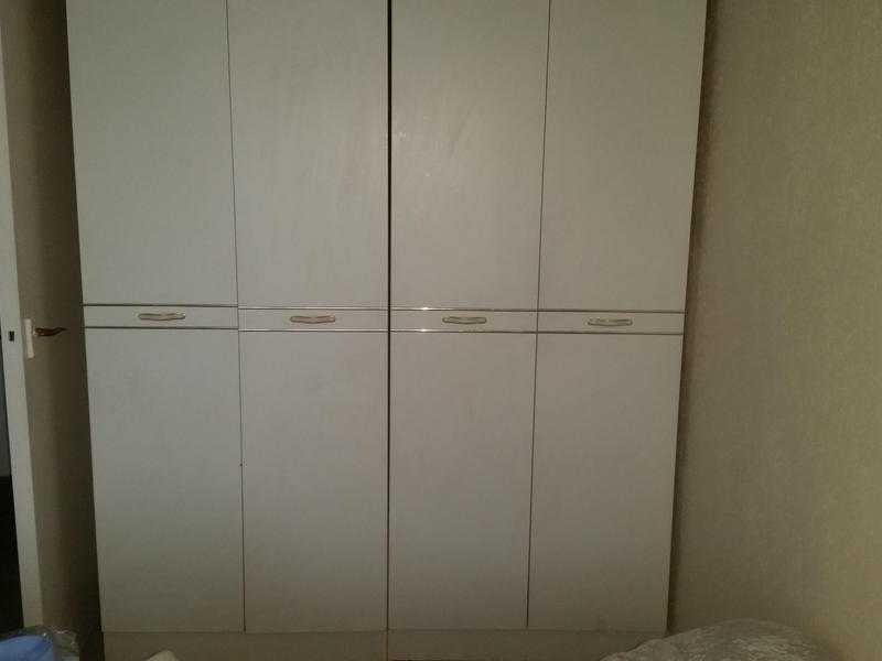 2 White Wardrobes