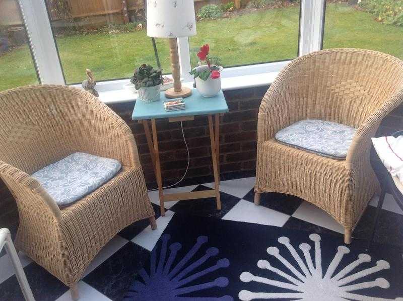 2 Wicker chairs