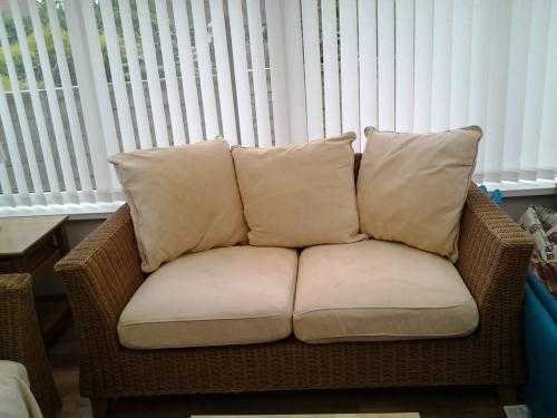 2 wicker sofas from Next