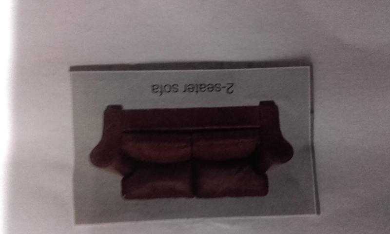 2. X 2 Brown leather sofas