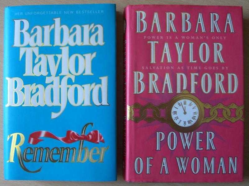 2 x Barbara Taylor Bradford Hardback