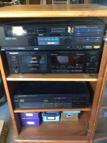 2 x Cassette decks  1 x C D