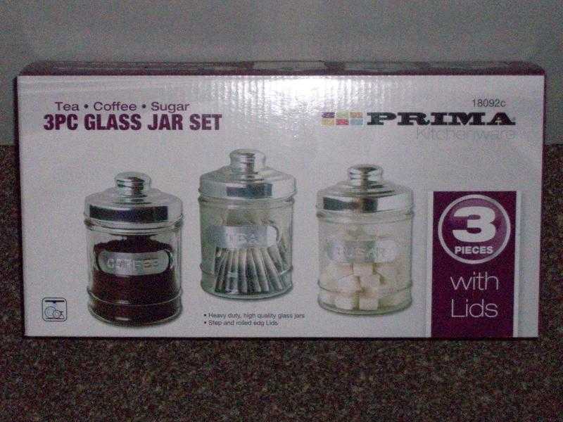 2 x Glass Jar Sets