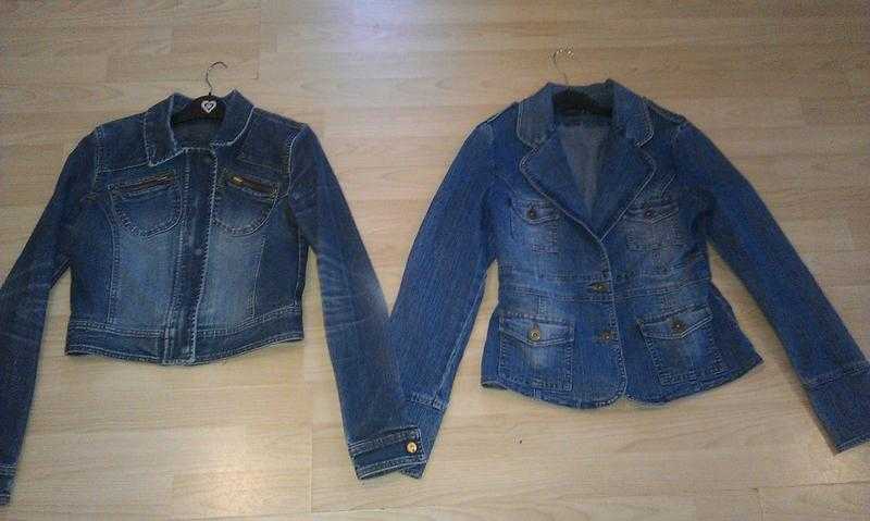 2 x Gorgeous Jane Norman Denim Jackets in size 10 (ex con)