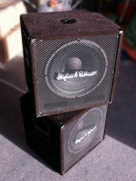 2 x HUGHES amp KETTNER Bass Speakers