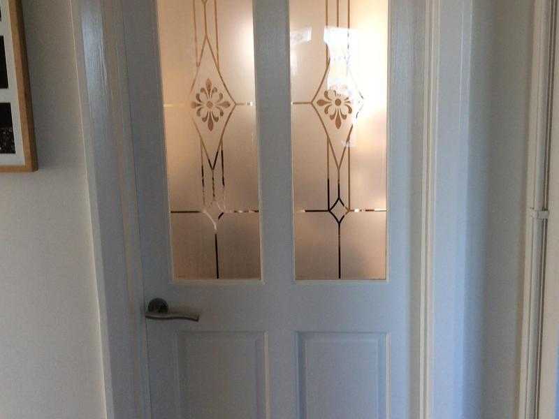 2 x internal glazed doors