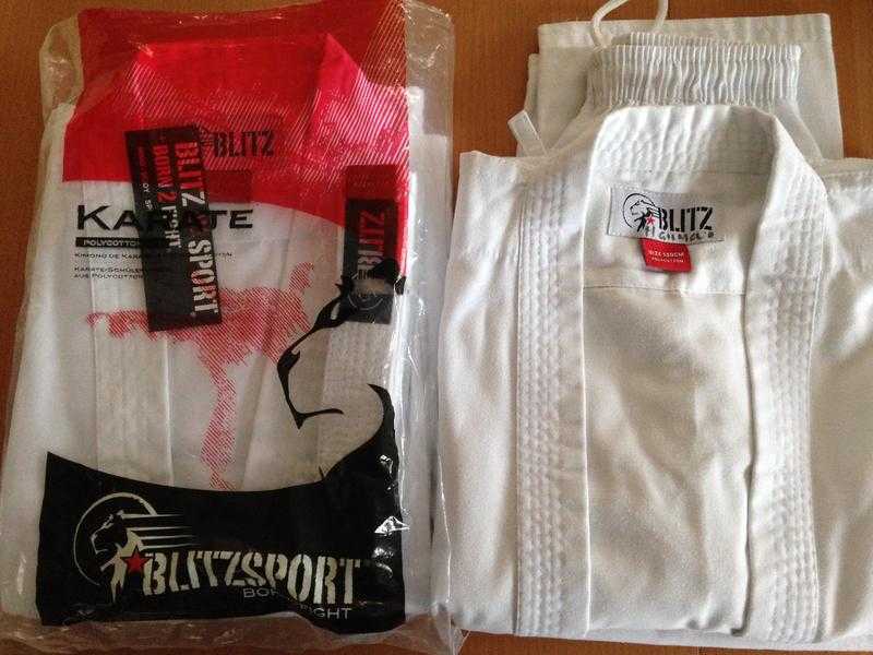 2 X karate suit (1 BNWT amp 1 worn)