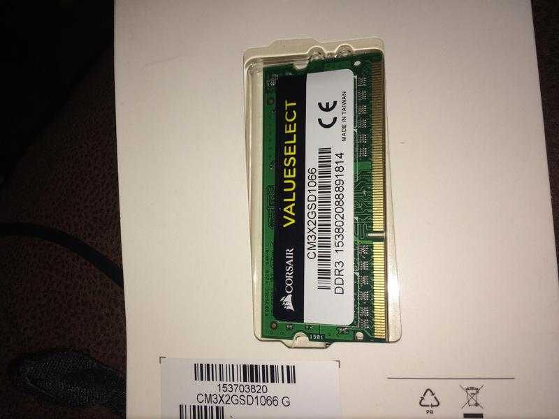 2 X Laptop Memory cards