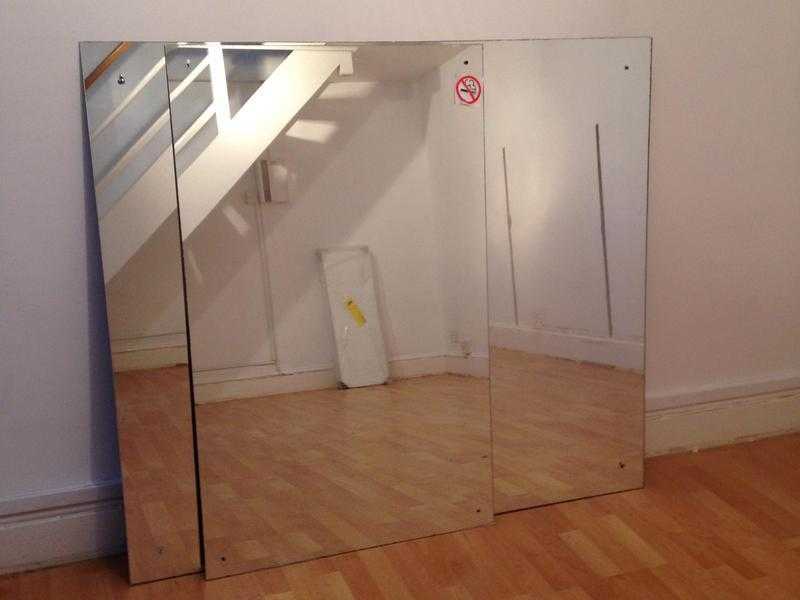 2 X large mirrors