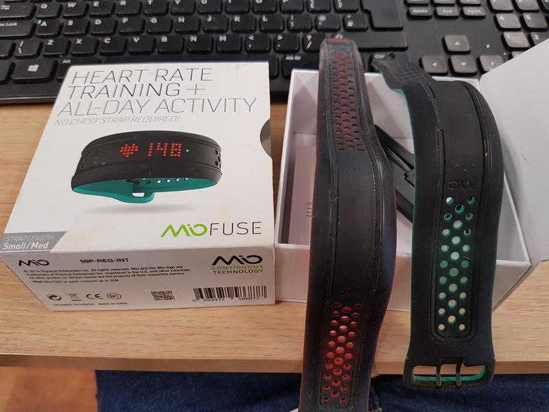 2 x MIO Fuse HR Wrist activity watches