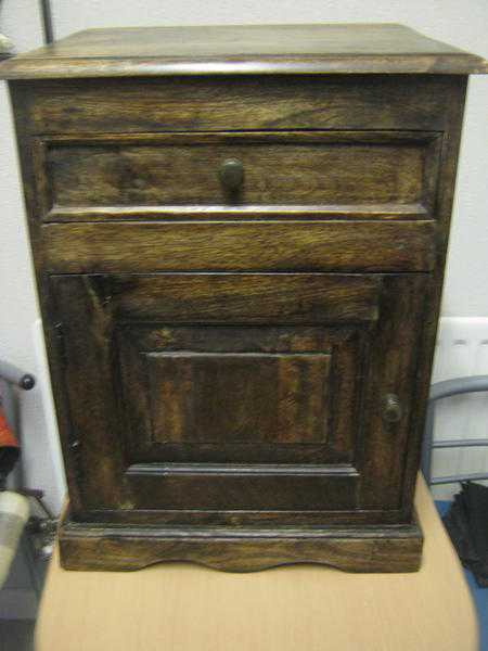 2 x Quality Solid Wood Cupboards with Drawers - Shabby ChicDistressed