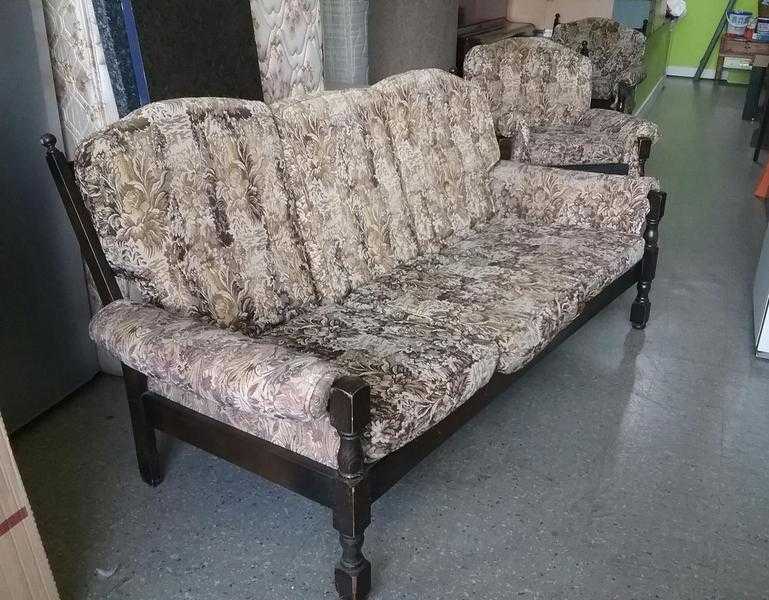 20 OFF ALL ITEMS SALE - 3 Seater Sofa and 2 Armchairs - Can Deliver For 19