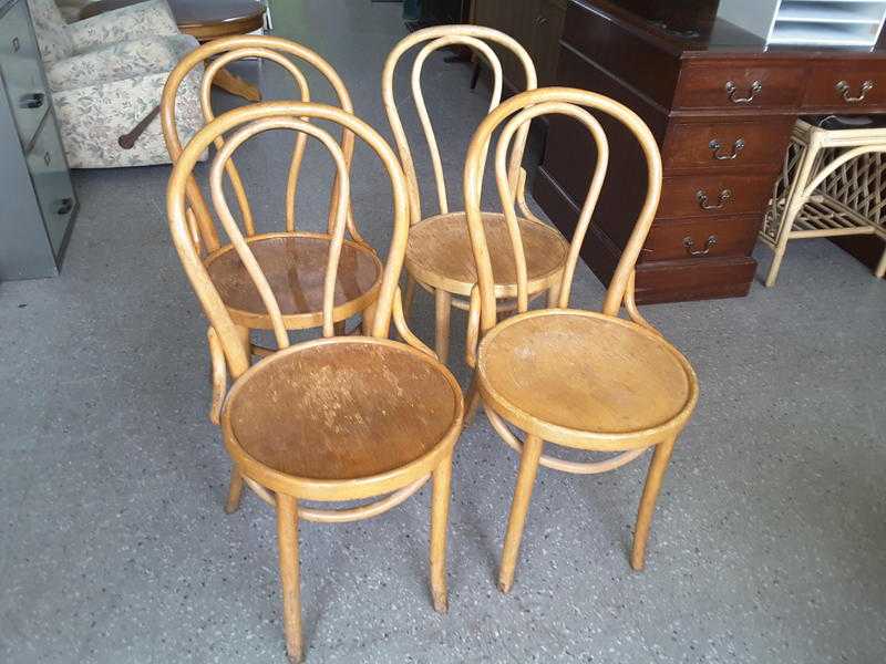 20 OFF ALL ITEMS SALE -  4 x Cafe Style Bentwood Chairs  Dining Chair - Local Delivery 19