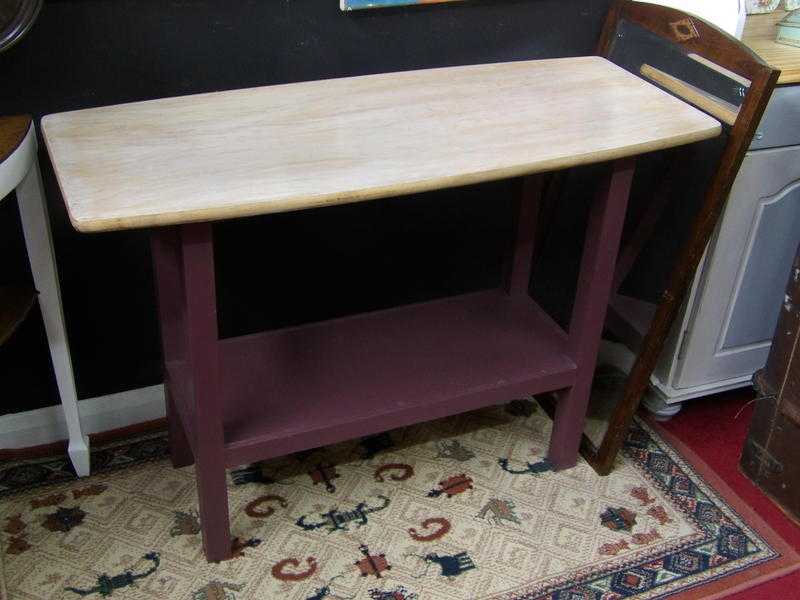 20 OFF ALL ITEMS SALE - Console Table  Side Table, Painted, Sanded amp Waxed By The RGF