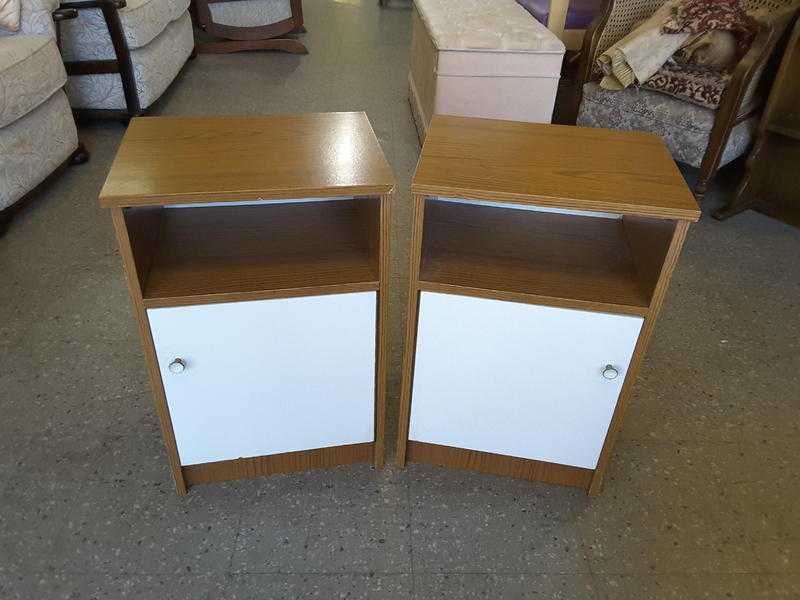 20 OFF ALL ITEMS SALE  Pair of bedside cupboards