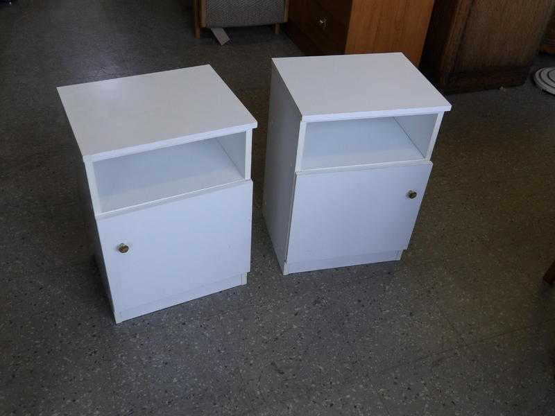 20 OFF ALL ITEMS SALE - Pair Of Bedside Tables With Cupboards - Local Delivery Service Available