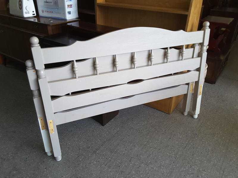 20 OFF ALL ITEMS SALE - Pine 4ft Double Bed Frame Painted In A French  Grey - Local Delivery 19