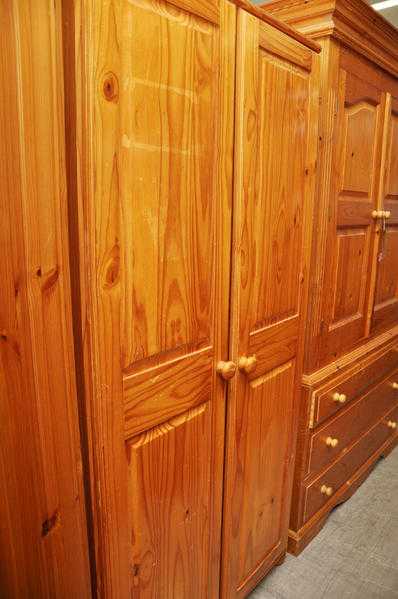 20 OFF ALL ITEMS SALE - Pine Wardrobe - Local Delivery 19