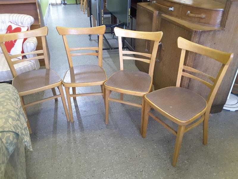 20 OFF ALL ITEMS SALE - Set Of 4 Kitchen Chairs For Re-upholstery Project