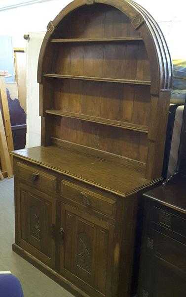 20 OFF ALL ITEMS SALE - Stunning Solid Oak Hand Carved Dutch Dresser  Sideboard - Local Delivery