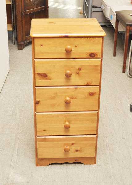 20 OFF ALL ITEMS SALE - Tall, Slim Pine Chest of Draws - Local Delivery 19