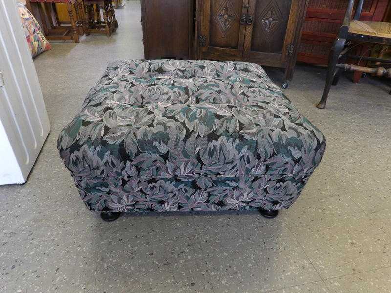 20 off  Footstool - Great Reupholstery Project