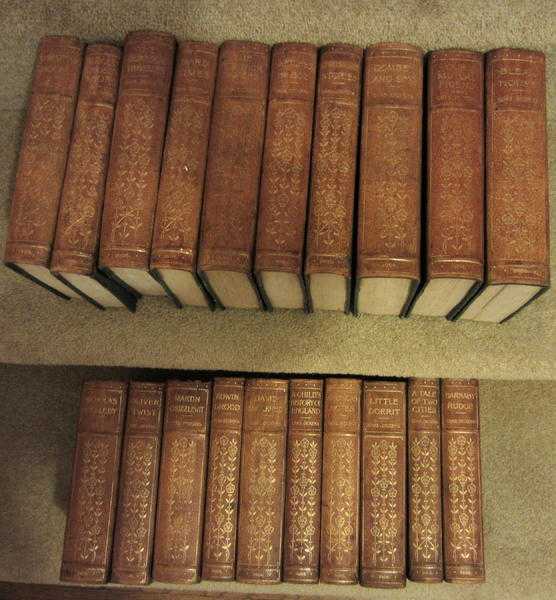 20 VOLUMES 1906 CHARLES DICKENS NOVELS