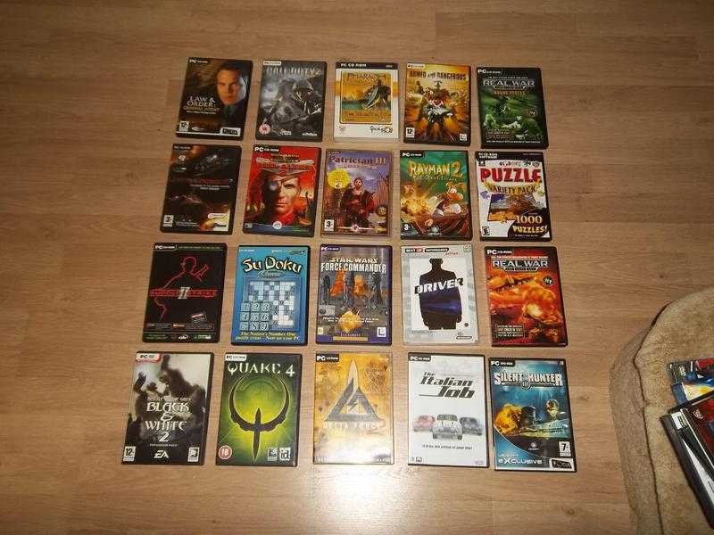 20 x pc cd rom games