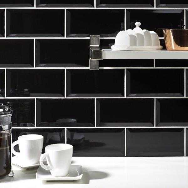 200 Metro-Black Kitchen tiles brand new in boxes