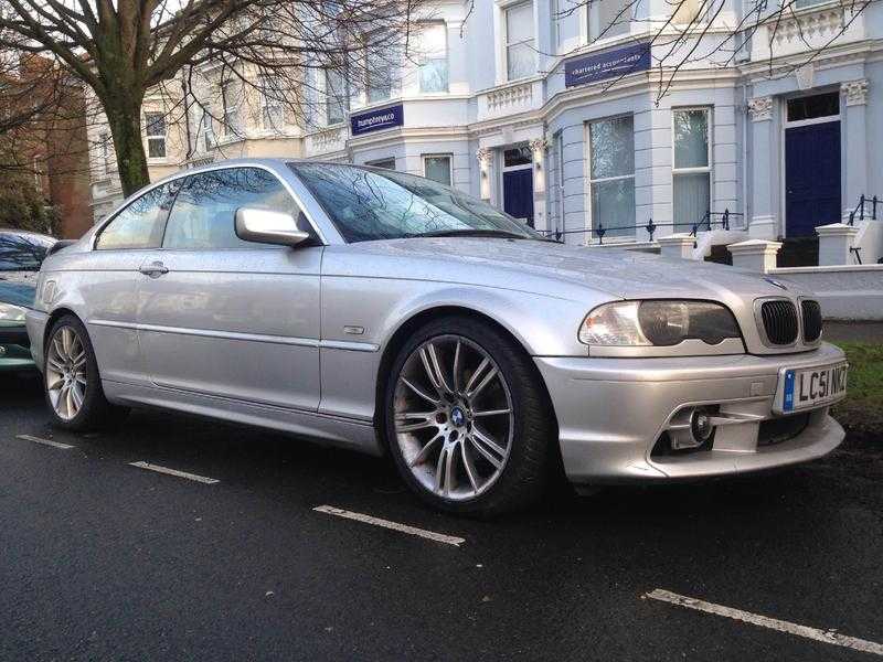 2001 BMW 320CI SE AUTO, 79K MILEAGE, BLACK SPORTS LEATHER, 1O MONTHS MOT, HARMON KARDEN