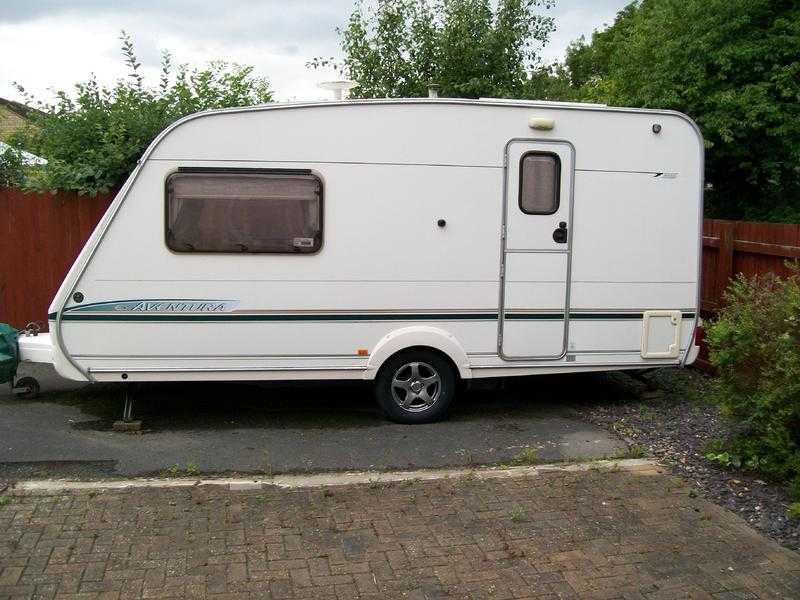 2003 Abbey Aventura 315 2 Berth END washroom Caravan.