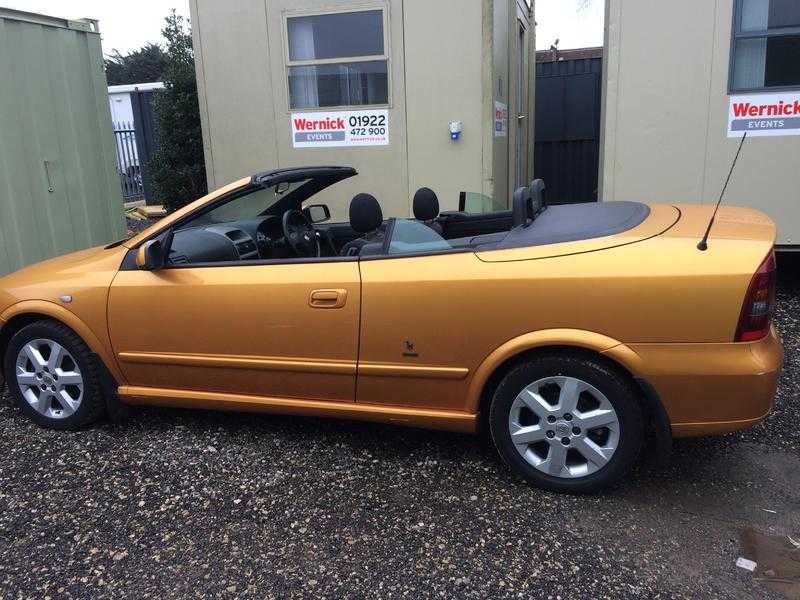 2003 VAUXHALL ASTRA 1.8 CONVERTIBLE - ONLY 77K MILES