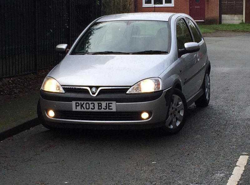 2003 VAUXHALL CORSA 1.2i SXi 16V SILVER PETROL