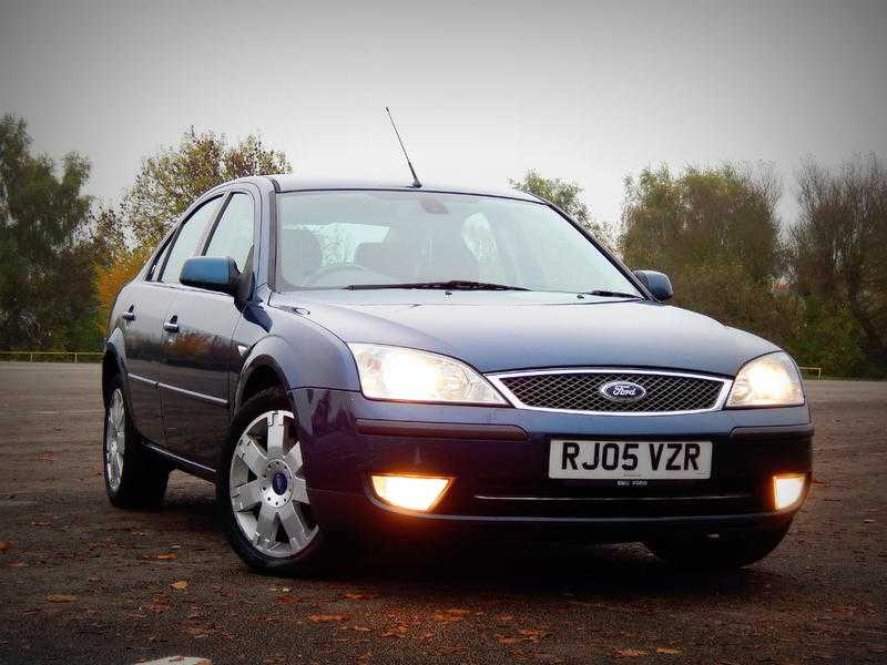 2005 FORD MONDEO GHIA X TDCI HEATED LEATHER JUST HAD 950 SPENT LONG MOT   ALLOYS  6 CD  AUX  HEATED COOLING SEATS CRUISE