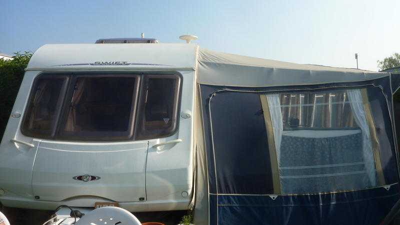 2005  SWIFT CONQUEROR 645 LUX CARAVAN  IN SUNNY SPAIN